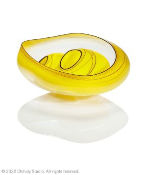 2022 Saturn Yellow Basket STUDIO EDITION by Dale Chihuly