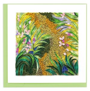 Quilling Card - The Path through the Irises, Monet