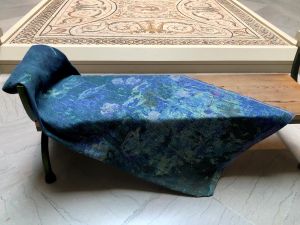 Ekelund Woven Cotton Throw Blanket - Claude Monet 