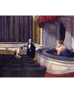 Edward Hopper "Two on the Aisle" Print