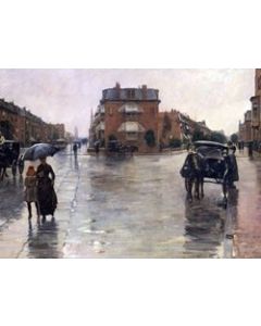 Childe Hassam "Rainy Day in Boston" Boxed Notecards