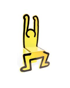 Yellow Keith Haring Chair