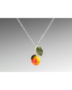 Elizabeth Johnson - Glass Peach Necklace