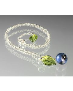 Elizabeth Johnson - Glass Blueberry Necklace