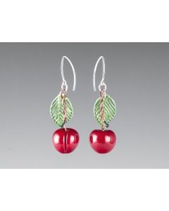 Elizabeth Johnson - Glass Bing Cherry Earrings