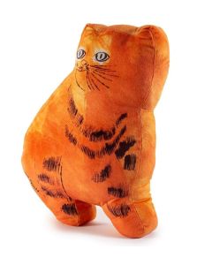 Andy Warhol Orange Sam the Cat Plush