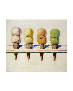 Wayne Thiebaud "Ice Cream Cones" Archival Print