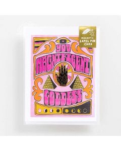 Magnificent Goddess Card with Magnetic Hand Pin