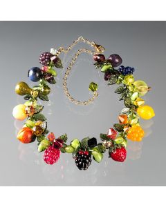 Elizabeth Johnson - "Fruit Salad" Glass Necklace