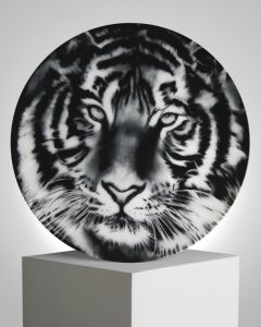 Robert Longo "Tiger" Porcelain Plate
