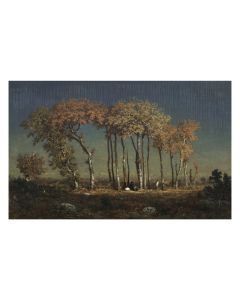 Pierre-Etienne-Theodore Rousse - "Under the Birches" 11x14 Archival Print