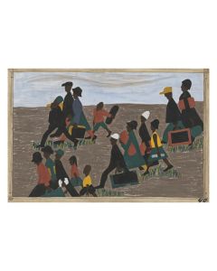 Jacob Lawrence - "Migration Panel 40" Archival Print