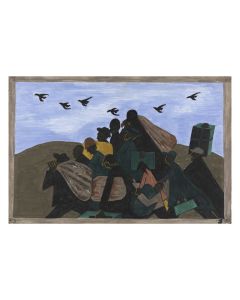 Jacob Lawrence - "The Migration Series, Panel no. 3" Archival Print