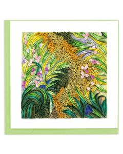 Quilled Artist Series - The Path through the Irises, Monet Greeting Card