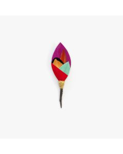 Voyager Feather Plum Thicket Pin