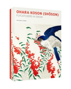 Ohara Koson (Shoson): Flycatchers in Snow Holiday Cards