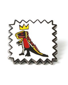 Jean-Michel Basquiat "Crowned T-Rex" Pin