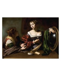Caravaggio - "Martha and Mary Magdalene" 11x14 Archival Print