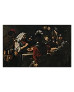 Valentin de Boulogne - "Fortune Teller with Soldiers" 11x14 Archival Print