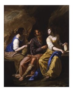 Artemisia Gentileschi - "Lot and His Daughters" 11x14 Archival Print