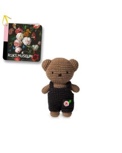 Boris Crocheted Soft Toy & Rijksmuseum Still Life with Flowers Outfit