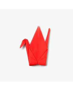 Peti Peto Red Crane - Origami Cloth