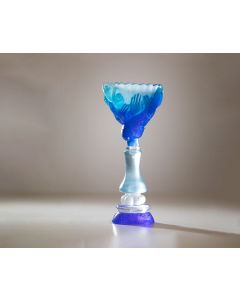 Anna Boothe - "Cheery" Glass Goblet