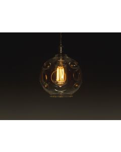 Jonathan Davis - "Dimple Lamp" Glass Light Fixture