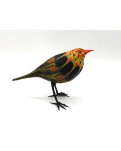 Shane Fero - "Jeweled Meadow Lark" Glass Bird
