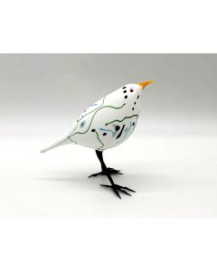 Shane Fero - "White Calder" Glass Bird