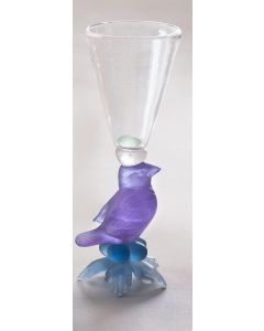 Anna Boothe - "On a Wing" Glass Goblet