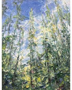 Patricia Rhoden Bartels - "Upward Vision" Oil Painting