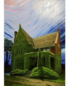 Mr. Atomic - Michael Kersey - "Ivy House" Acrylic Painting