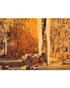 Jonathan Ralston - "Long Shadows" Oil Painting