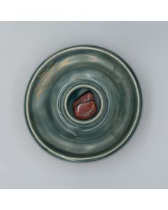 Sarah Vandersall - "Rain Forest River" Ceramic Gem Bowl