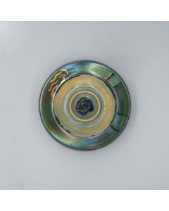 Sarah Vandersall - "Double Green Magic" Ceramic Gem Bowl