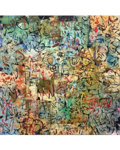 Scott Horn - "1170 Graffiti Scream" Oil Painting
