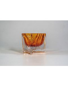 Mike Mikula - "Gold Topaz Outside-In" Glass Bowl