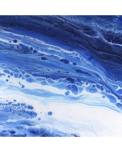 Jesse Mireles - "Sea Foam" Acrylic Painting