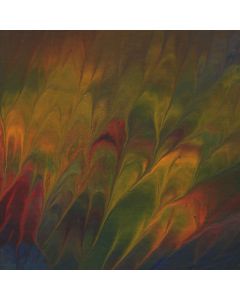 Jesse Mireles - "Marine Flora" Acrylic Painting