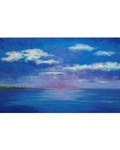 Debra Buchanan - "Blue Rhapsody" Oil Painting