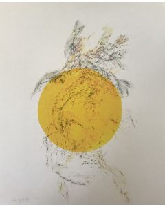 Nancy Wolfe - "Native Sun" Mixed Media Painting