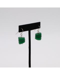 Jenny Gorkowski - "Green Onyx Vintage" Earrings