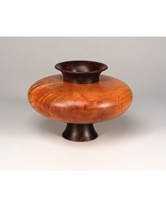 Andrew Pauken - "Figured Willow & Walnut Hollow Form" Wooden Bowl