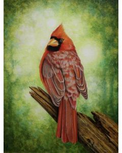Debra Buchanan - "Bird Series #11" Oil Painting