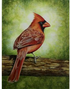 Debra Buchanan - "Bird Series #12" Oil Painting
