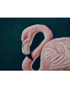 Debra Buchanan - "Bird Series #14" Oil Painting