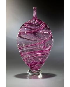 Marc VandenBerg - "Purple Tempest" Glass Vessel