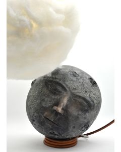 Jordy R. Poma - "La Luna" Ceramic Sculpture