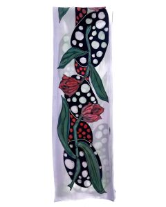 Susan Skove - "Crepe Multi Floral" Silk Scarf 8x54